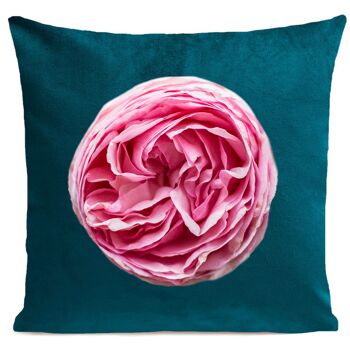 Coussin fleur velours 40x40cm/60x60cm - Pink Rose 6