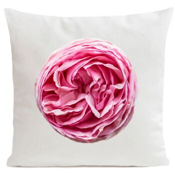 Coussin fleur velours 40x40cm/60x60cm - Pink Rose 7
