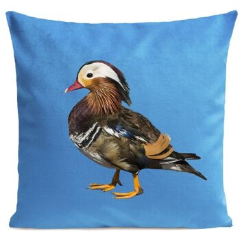 Coussin imprimé déco campagne suédine - Baby Duck 1