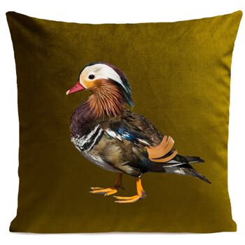 Coussin imprimé déco campagne suédine - Baby Duck 4