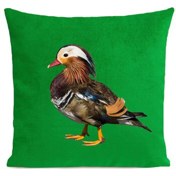 Coussin imprimé déco campagne suédine - Baby Duck 6