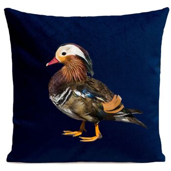 Coussin imprimé déco campagne suédine - Baby Duck 11