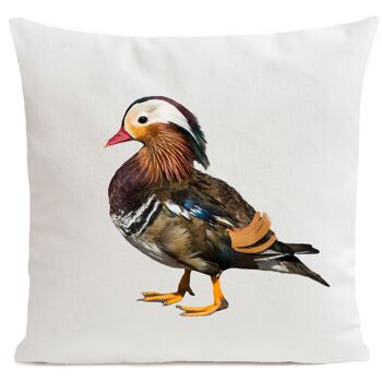 Coussin imprimé déco campagne suédine - Baby Duck 13