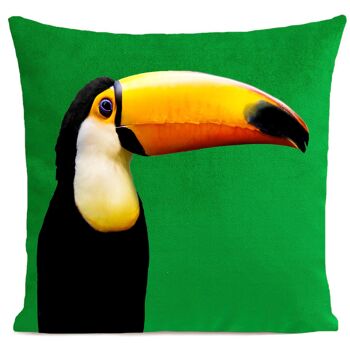 Coussin tropical - Mr. Toucan 4