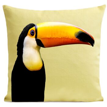 Coussin tropical - Mr. Toucan 13