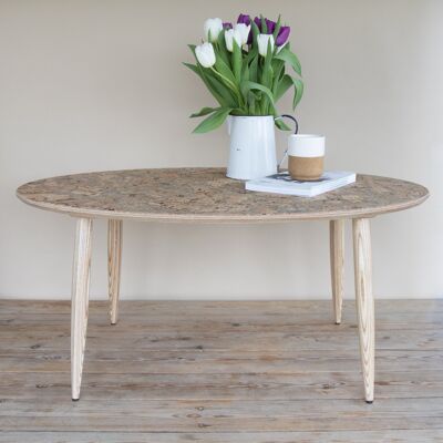 Oval Coffee Table I Ice Grey