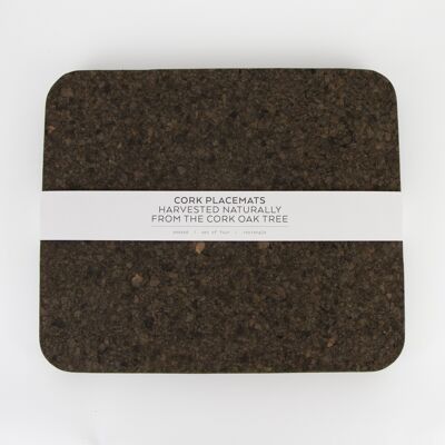 Smoked Cork Placemats Rectangle
