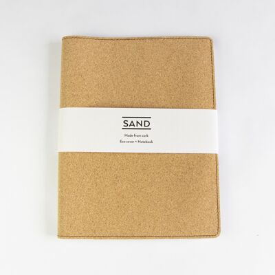 Sand Eco Notizbuch A5 Hülle + Nachfüllpackung