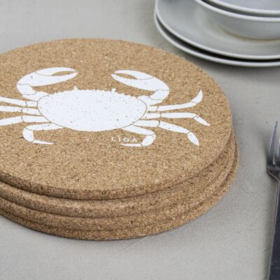crab Cork Placemats & Coasters Sets