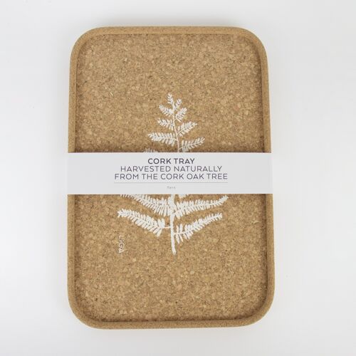 Fern Cork Tray