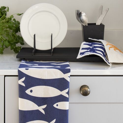 Fish In The Sea Organic Tea Towels