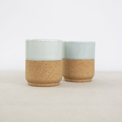 Medium Aqua Eco Coffee Mug Gift Set