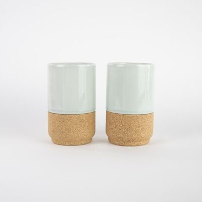 Large Aqua Eco Coffee Mug Gift Set