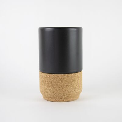 Matt Black Eco Coffee Mug Gift Set