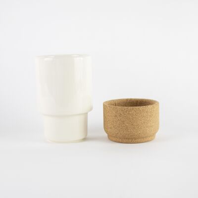 Cream Eco Coffee Mug Gift Set