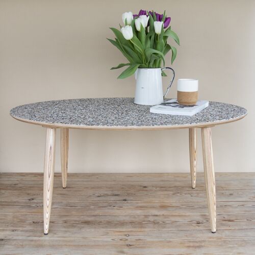 Oval Coffee Table I Beach Clean Large