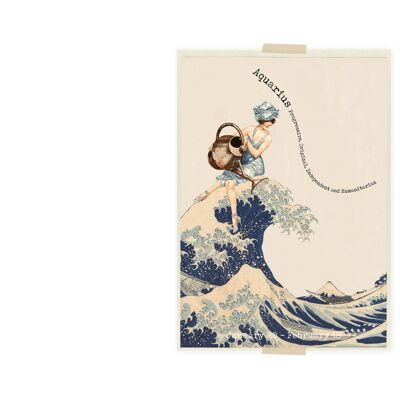 Collage di cartoline con segno zodiacale Acquario - Acquario