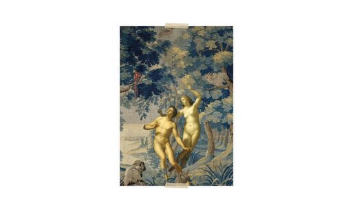 Postcard collage Museum-collectie - Adam & Eva