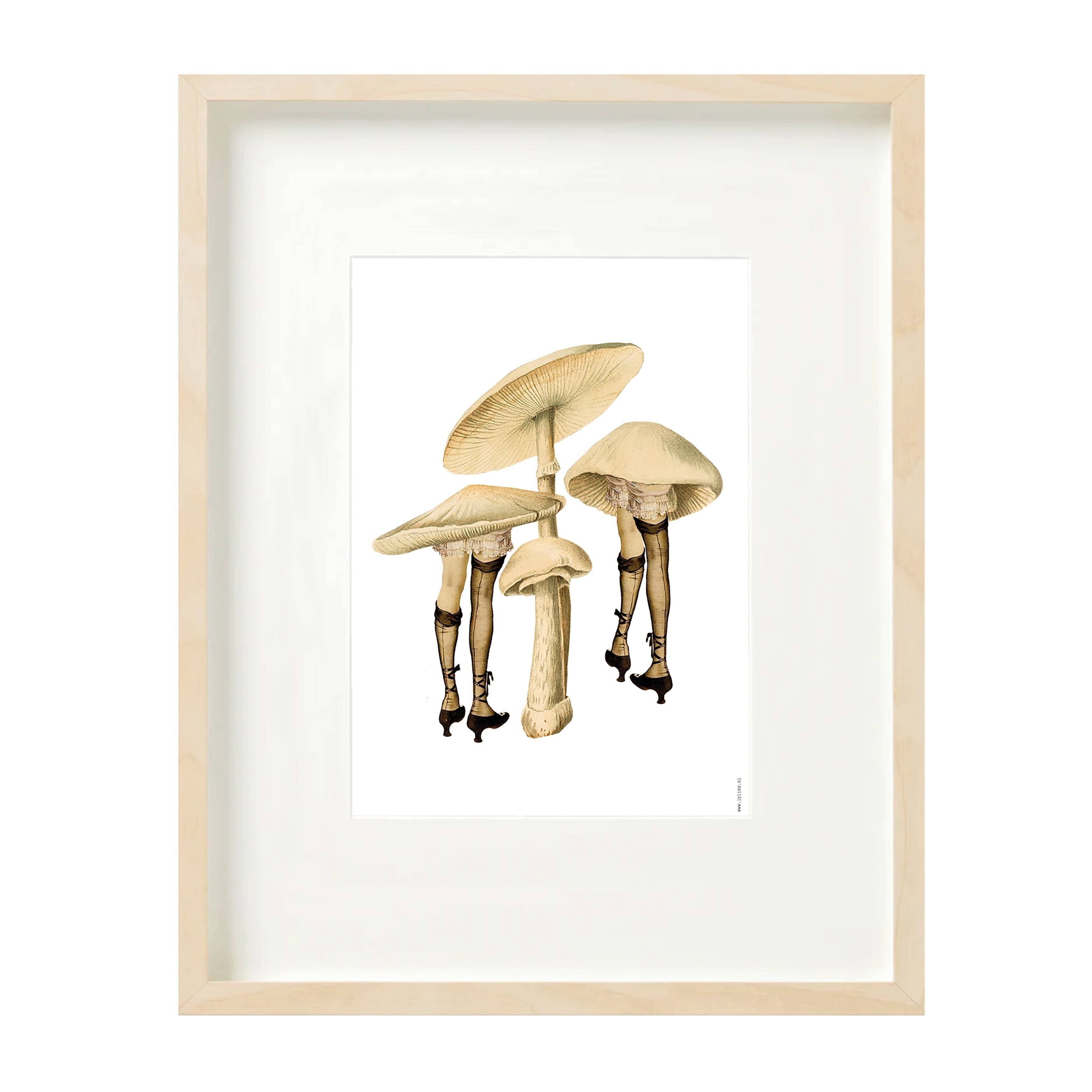 Collage impreso (A4) - setas con patas