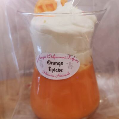candela gourmet arancione piccante