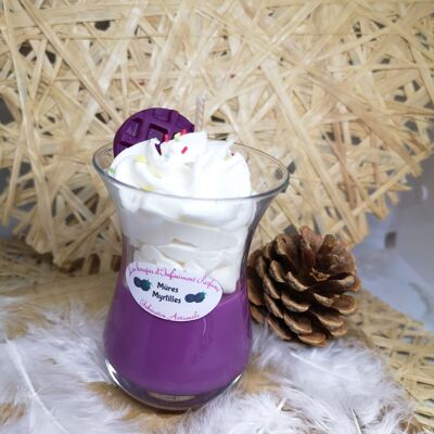 Gourmet candle Mure blueberry
