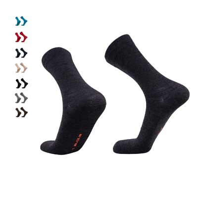 Dress I City Socks I Alpaca, Bamboo & Merino para Hombre y Mujer - Carbón | ANDINA AL AIRE LIBRE