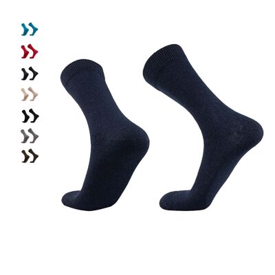 Dress I City Socks I Alpaca, Bamboo & Merino for men & women - Navy blue | ANDINA OUTDOORS