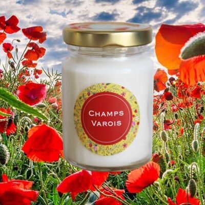 Champs Varois Candle 70g (Poppy)