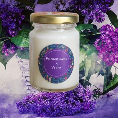Promenade Candle in Vitry 70g (Lilac)