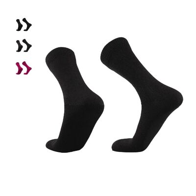 Winter I City Socks I Alpaca, Bamboo & Merino for Men & Women - Black | ANDINA OUTDOORS