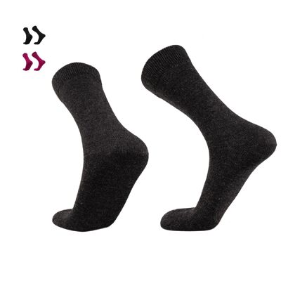 Winter I City Socks I Alpaca, Bamboo & Merino for Men & Women - Charcoal | ANDINA OUTDOORS