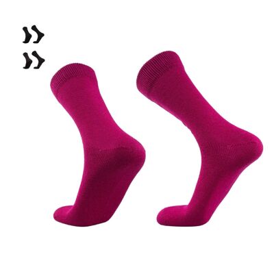 Winter I City Socks I Alpaca, Bamboo & Merino for Men & Women - Purple | ANDINA OUTDOORS