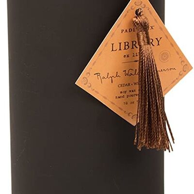 Bibliothèque de bougies parfumées Paddywax - Ralph Waldo Emerson - Pot avec couvercle
