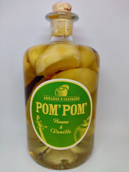 Calvados Arrangé Pom' Pom' : Pomme & Vanille 70 cl