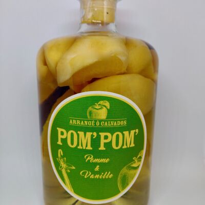 Calvados Arrangé Pom' Pom' : Pomme & Vanille 70 cl