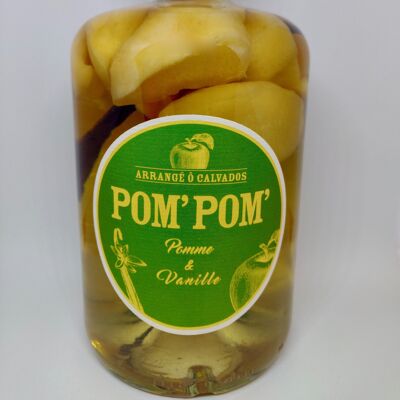 Calvados Arrangé Pom' Pom' : Pomme & Vanille 70 cl
