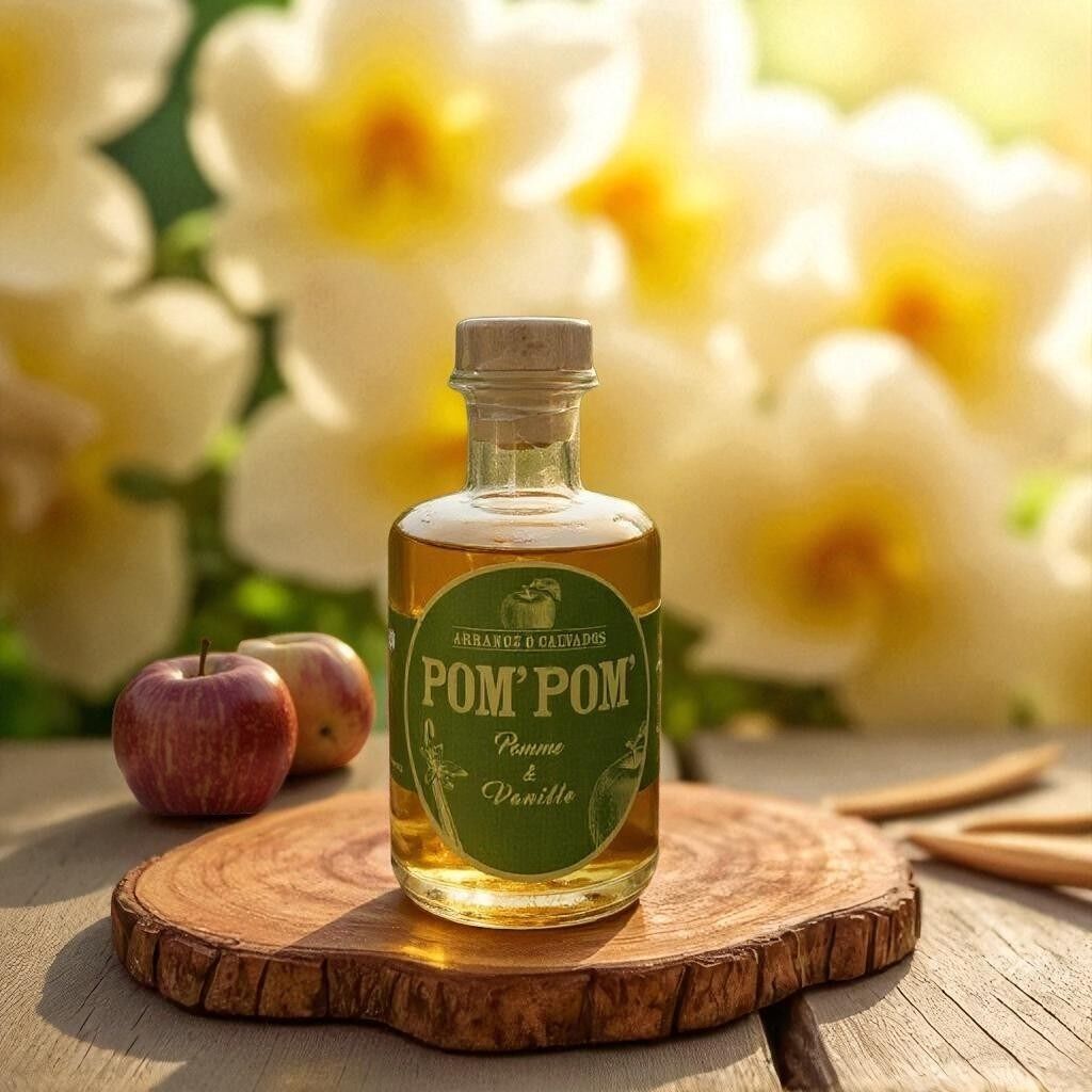 Arranged Calvados Pom' Pom': Mela & Vaniglia 70 cl
