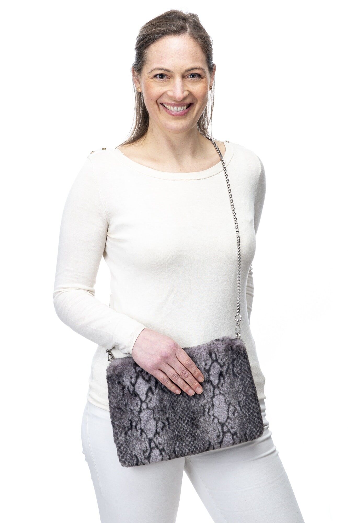 Fiame FB26 Umhängetasche aus Kunstpelz