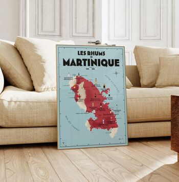 Carte des Rhums de Martinique - Idée cadeau pour amoureux du rhum 4