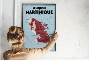 Carte des Rhums de Martinique - Idée cadeau pour amoureux du rhum 6