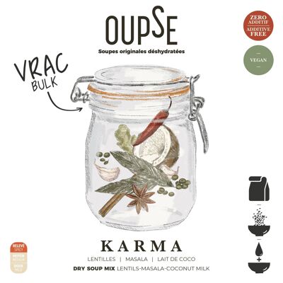 Dehydrierte Originalsuppe Oupse / Bulk 2 kg-Karma
