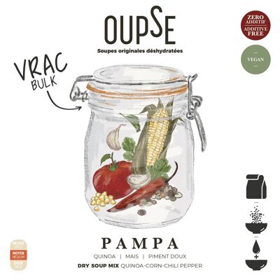 Sopa original deshidratada Oupse/granel 2 kg-Pampa