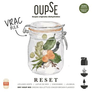 Soupe originale déshydratée Oupse / vrac 2 kg-Reset 1