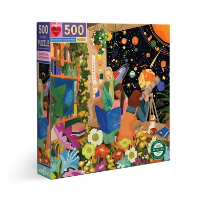 ROUND PUZZLE 500 ASTRONOMAS LIBRARY EE