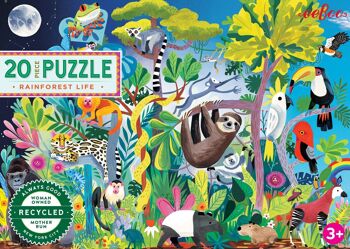 PUZZLE 20 LA VIE DANS LA JUNGLE EEBOO 2