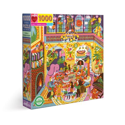 PUZZLE 1000 ABENDESSEN IN DER EEBO-FAMILIE