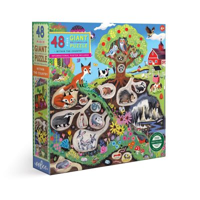 48 PUZZLE GÉANT SUR LE TERRAIN EEBOO