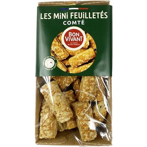 Mini-bâtonnets feuilletés au Comté