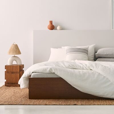 Linen Duvet Cover White