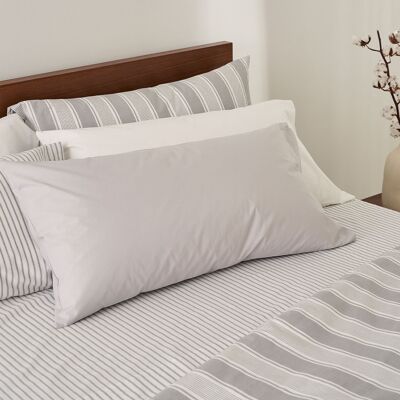 Organic cotton pillowcases 200 thread count Cotton Gray